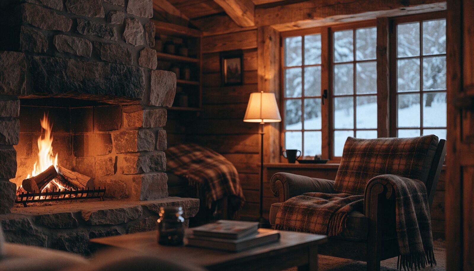 Cozy wood fire in Kanata