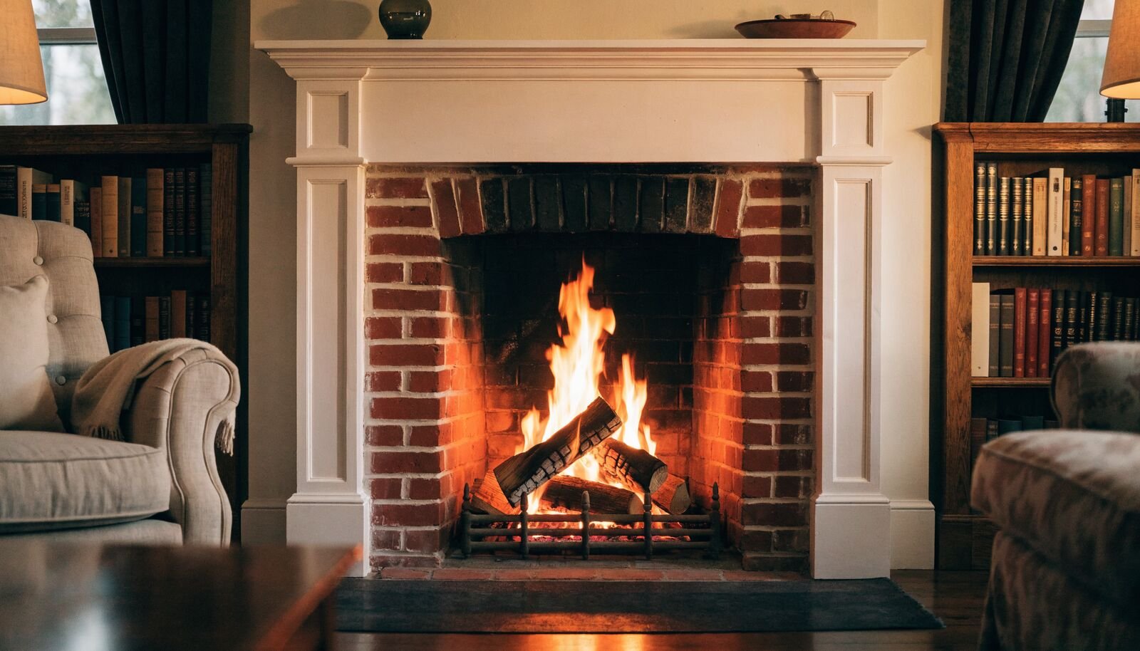 Cozy wood fire in Nepean